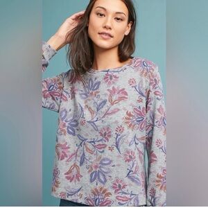 Anthropologie x T.La Crew Sweatshirt